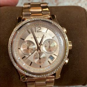 Michael Kors rose gold watch. BNWOT
